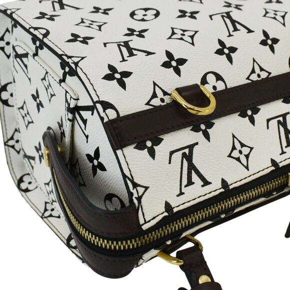 Louis Vuitton  Speedy Amazon PM Monogram Canvas Crossbody Bag White Chocolate - Picture 7 of 14